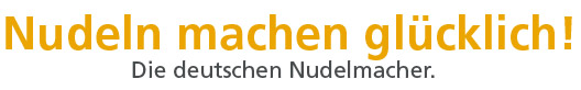 Logo Nudeln machen glücklich